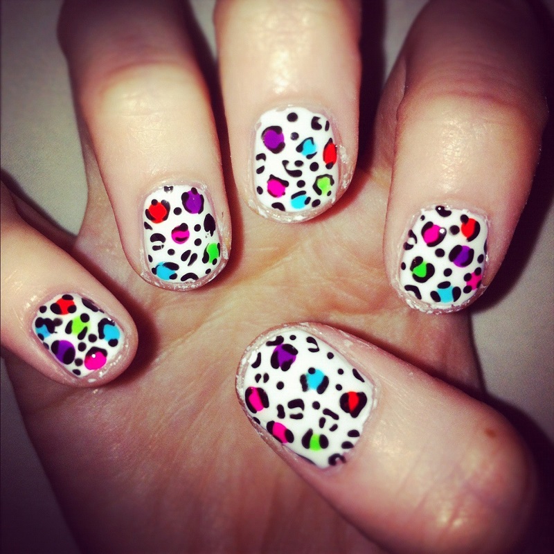 animal print nail designs