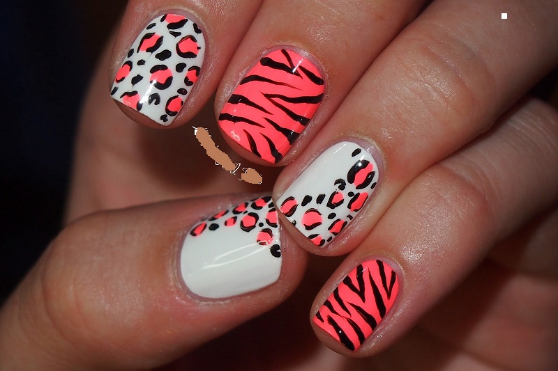 6. Animal Print Nail Design with Vinyl Decals - wide 6