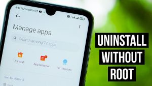 How to uninstall system app without root