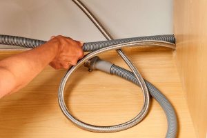 What to do if the dishwasher drain hose too long?