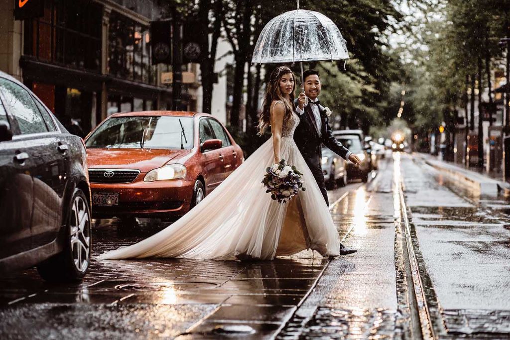 What happens if it rains outdoor wedding?