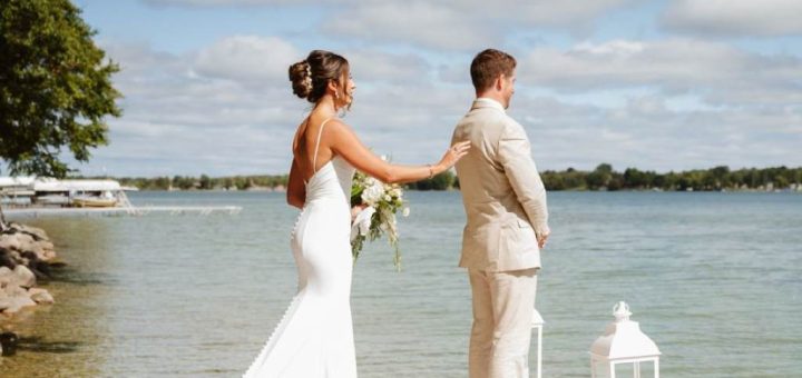 Romantic Beach Waves & Braids for Coastal Brides