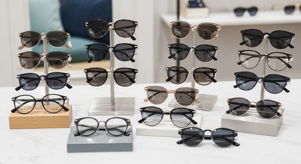 Affordable luxury eyewear collection featuring designer-inspired styles and quality construction