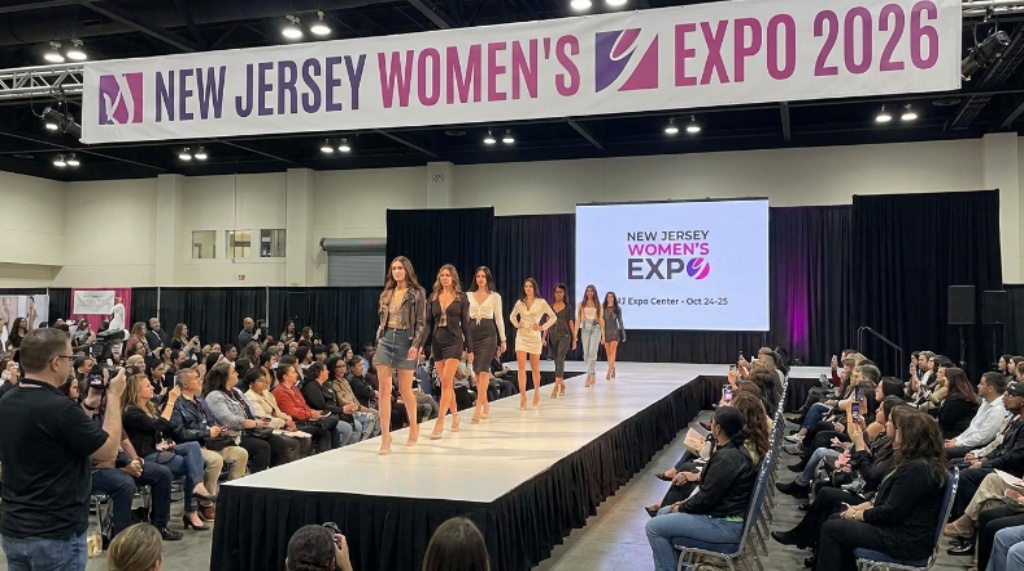 Fashion show runway at New Jersey Womens Expo 2026