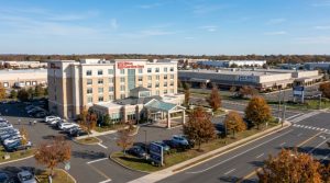 Hilton Garden Inn Edison exterior near New Jersey Expo Center November 2026