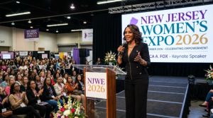 Vivica A Fox speaking at New Jersey Women's Expo November 2026