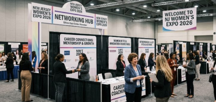 New Jersey Women's Expo 2026 networking booths at Edison Expo Center November