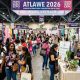 Women browsing vendor booths and shopping at the Atlanta Ultimate Women's Expo 2026 inside the Georgia International Convention Center