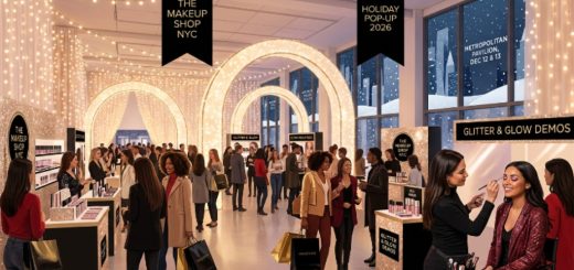 The Makeup Shop NYC 2026 holiday pop-up event at Metropolitan Pavilion on December 12 and 13
